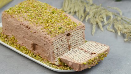 كيكة البسكويت بدون فرن