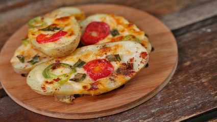 طريقة البطاطس المشويه