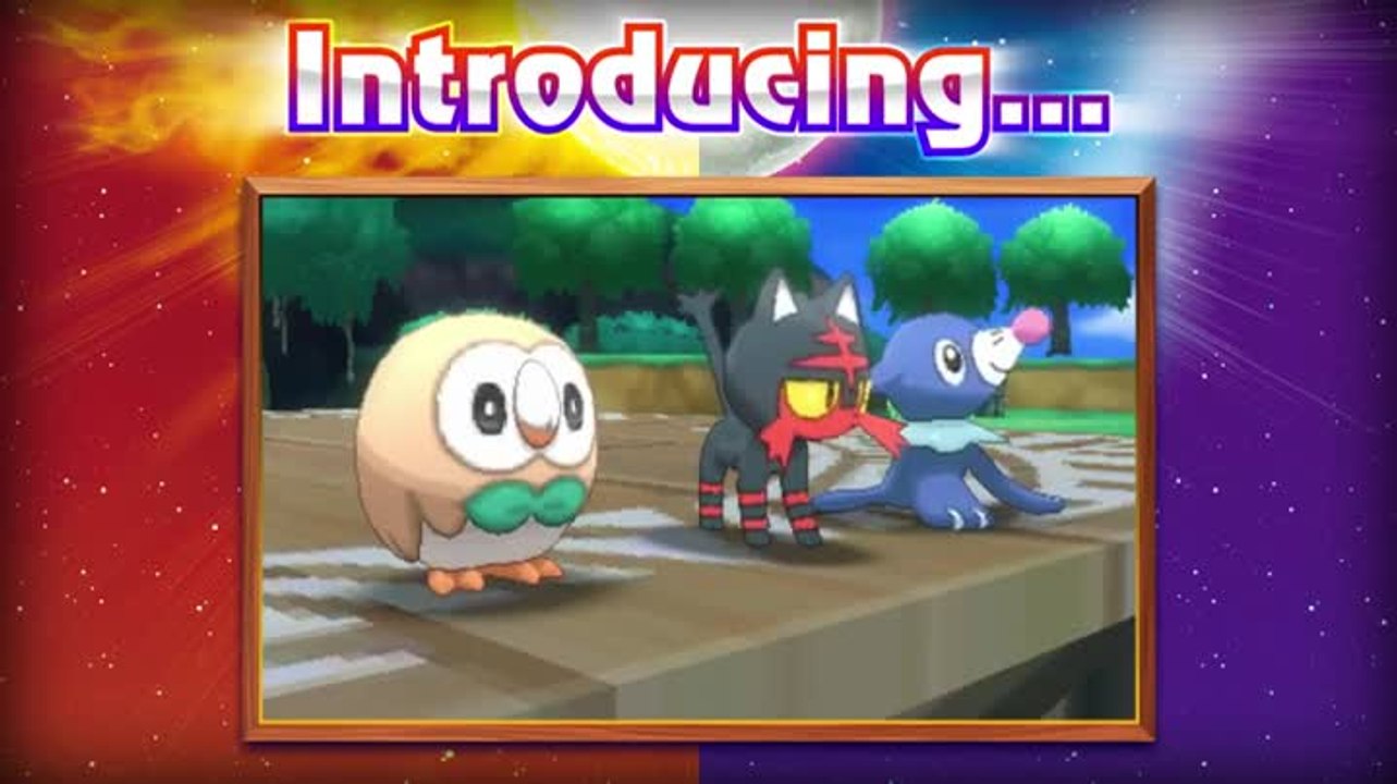 Pokemon Soleil/Lune : starter