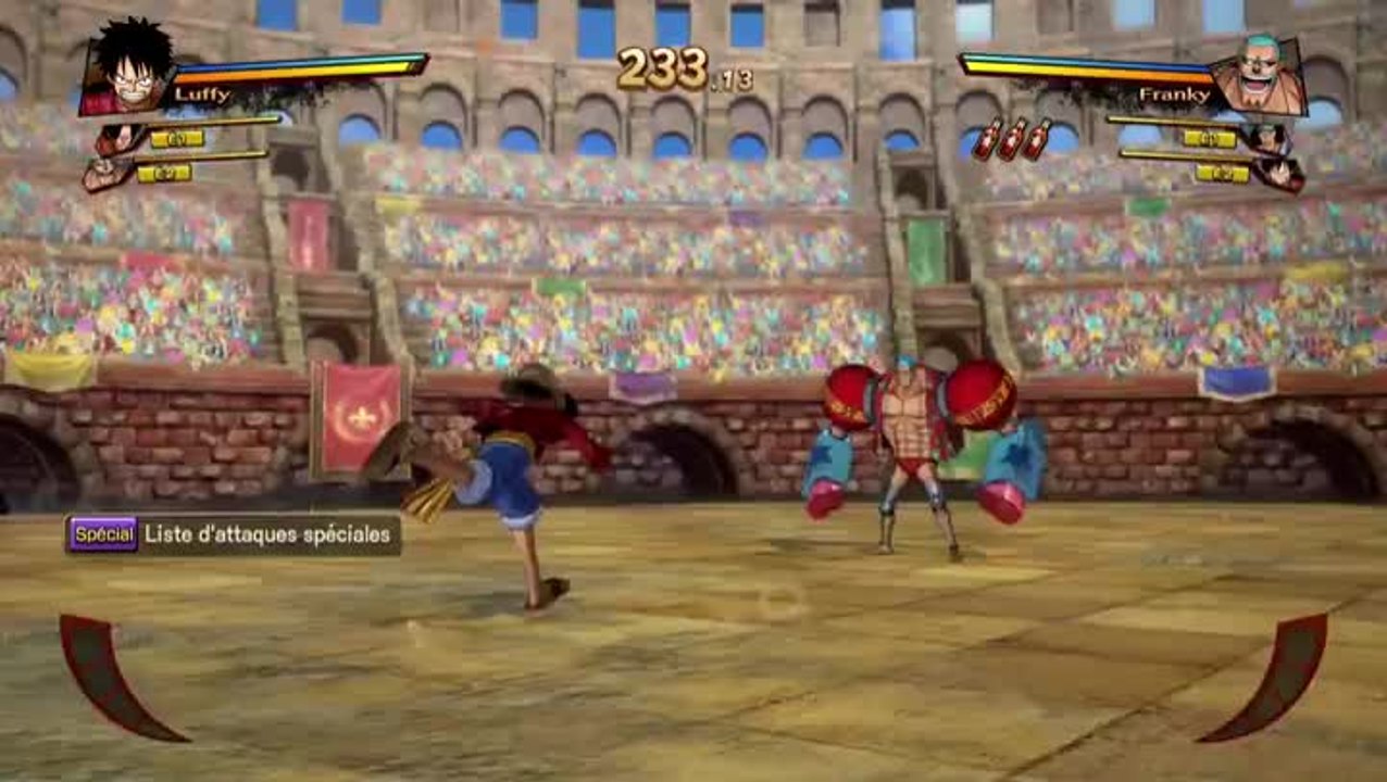 One Piece Burning Blood : coups spéciaux de Luffy (Gear)