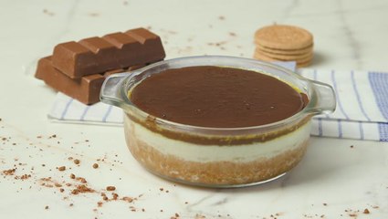 طريقة حلى الزبادي بالكاكاو