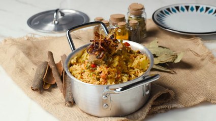 رز برياني هندي باللحم