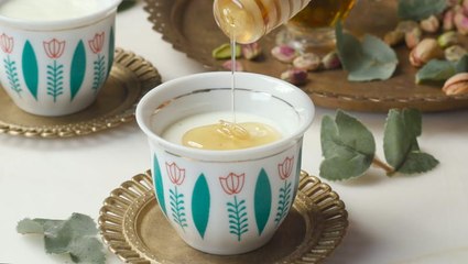 طريقة المهلبية بالحليب والعسل