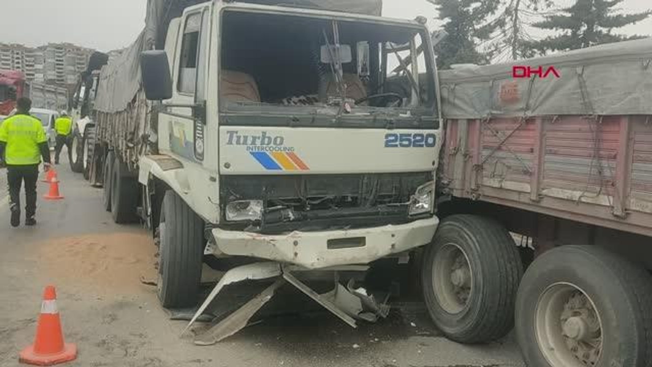 ANKARA YOLUNDA ZİNCİRLEME KAZA