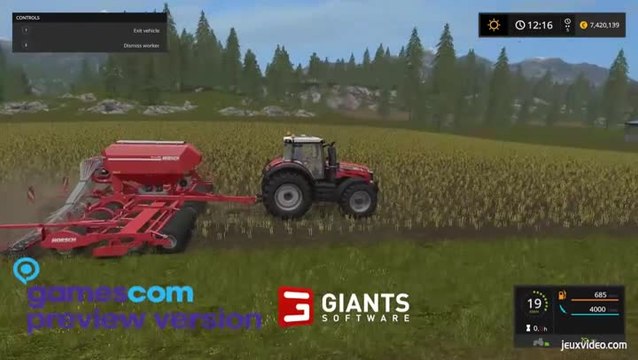 Farming Simulator 17 : la simu agricole fait le plein de nouveautés - gamescom
