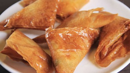 طريقة عمل حشوات سمبوسة بالفيديو