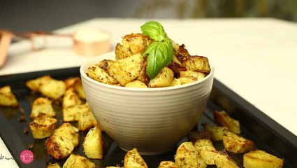 طريقة عمل بطاطس مشوية بالجبن