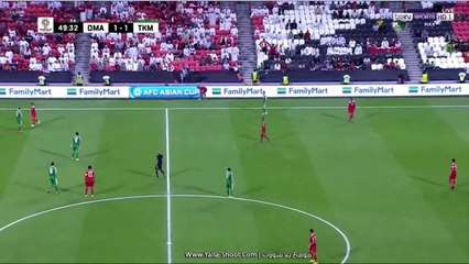 الشوط الثاني عمان و تركمانستان 3-1 كاس اسيا 2019