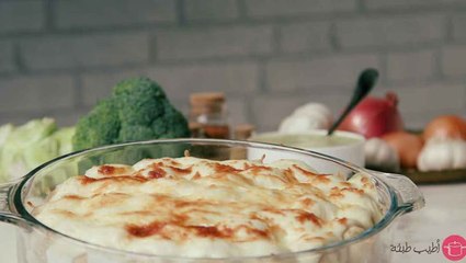 صينية كرات البطاطس باللحم والبشاميل - maggi