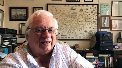 Roger Goodwin looking back at his time in the Falklands