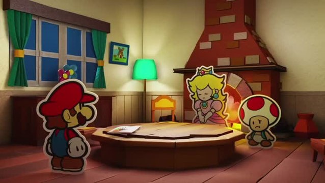 Paper Mario repeint les murs en vidéo