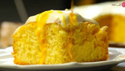 طريقة عمل كيكة الحليب بالزعفران