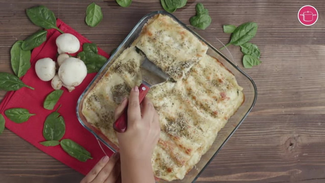 طريقة عمل الكانيلوني بالبشاميل بالصور خطوة خطوة - تقديم الطبق