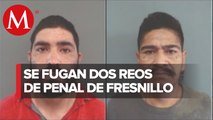 Despliegan operativo por fuga dos reos del Cerereso de Fresnillo, Zacatecas