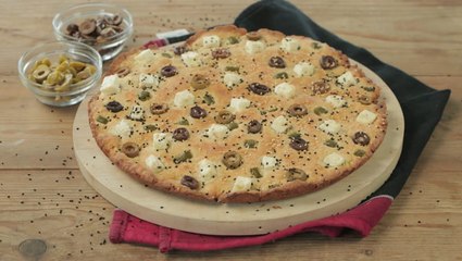 فطيرة الجبنة والزيتون