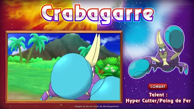 Pokémon Soleil & Pokémon Lune : Préparez-vous à la Crabagarre