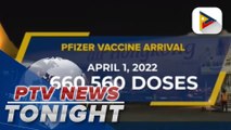 Over 660-K doses of gov't-procured Pfizer vaccine arrived in PH