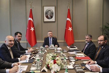 Son dakika: Cumhurbaşkanı Yardımcısı Oktay, çalışma toplantısına başkanlık etti