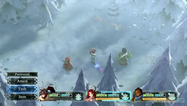 I Am Setsuna - Exploration et combats