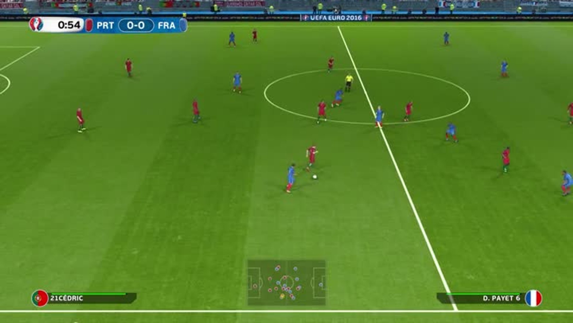 Portugal France La Finale De L Euro 16 Simulee Dans Pes 16 Video Dailymotion
