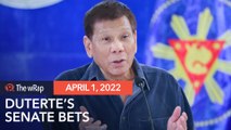 Duterte endorses 8 other Senate bets not in PDP-Laban list