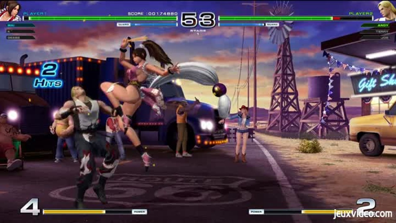 Un jeu de combat complet