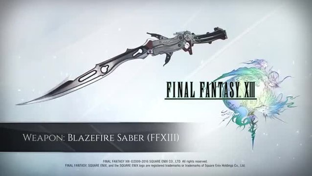 Final Fantasy XV - le sabre Blazefire
