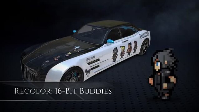 Final Fantasy XV - La voiture aux couleurs rétro