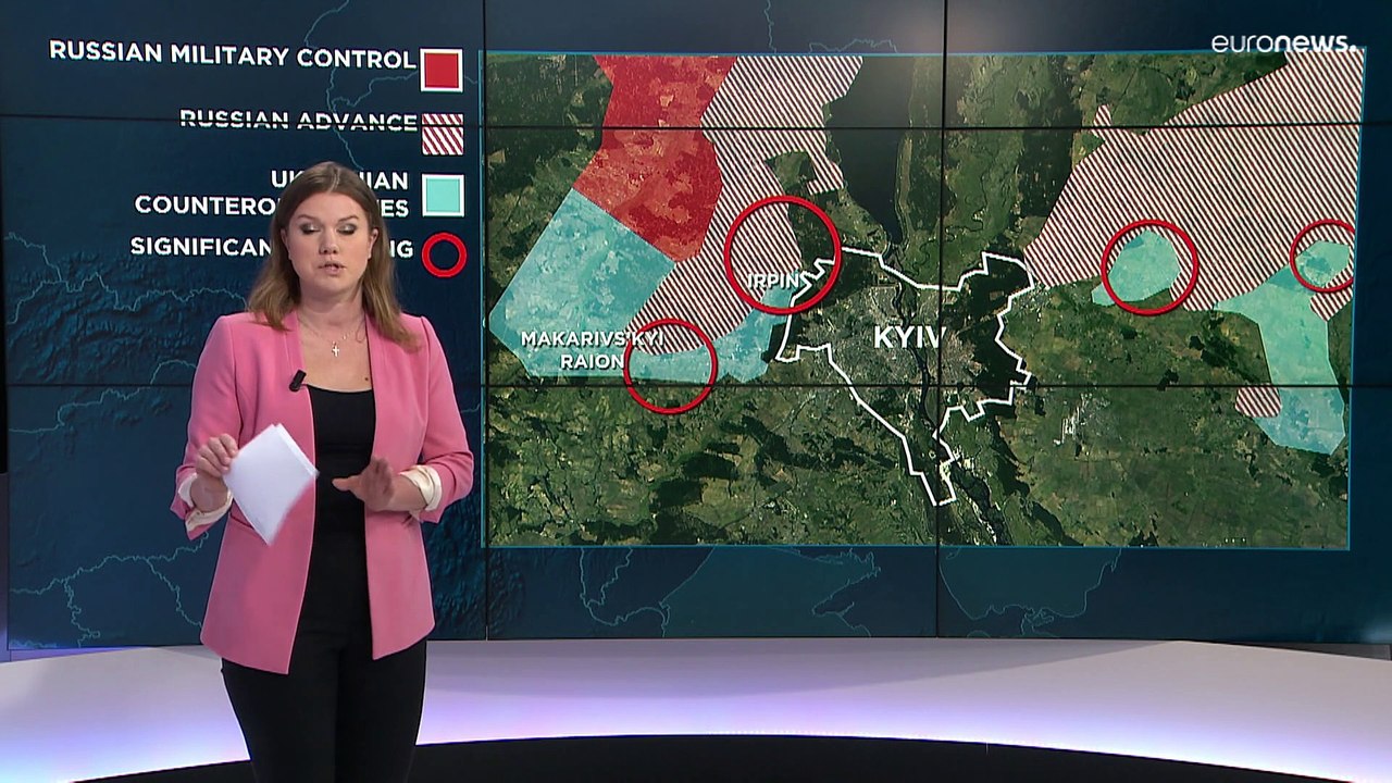 Ukrainische Einheiten im Großraum Kiew erfolgreich