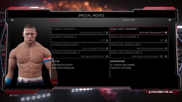 WWE 2K17, n'oublions pas les bases