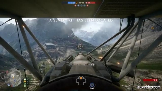 gameplay bf1 extrait chateau monte grappa