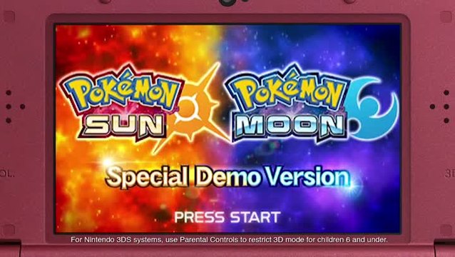 Pokémon Soleil et Lune : Nintendo nous présente sa démo spéciale