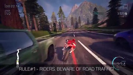 Moto Racer 4 : Première règle, se méfier du trafic