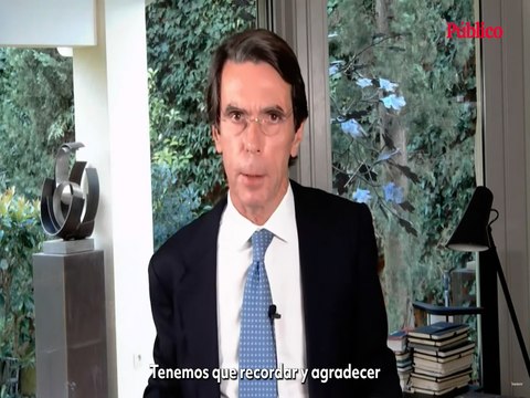 Aznar, a Casado: Donde quiera que estés, gracias, Pablo, por tu esfuerzo