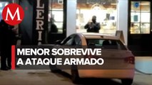 Padre e hijo son atacados a balazos en Tijuana, menor sobrevive