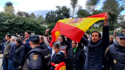 El enfrentamiento entre los dos grupos en la Universidad Complutense de Madrid.