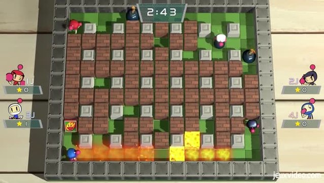 Super Bomberman R : 4 joueurs pour un match à mort