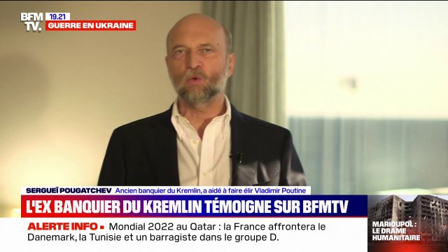 Sergueï Pougatchev, ancien banquier du Kremlin: Le but de Poutine actuellement est de rester au pouvoir