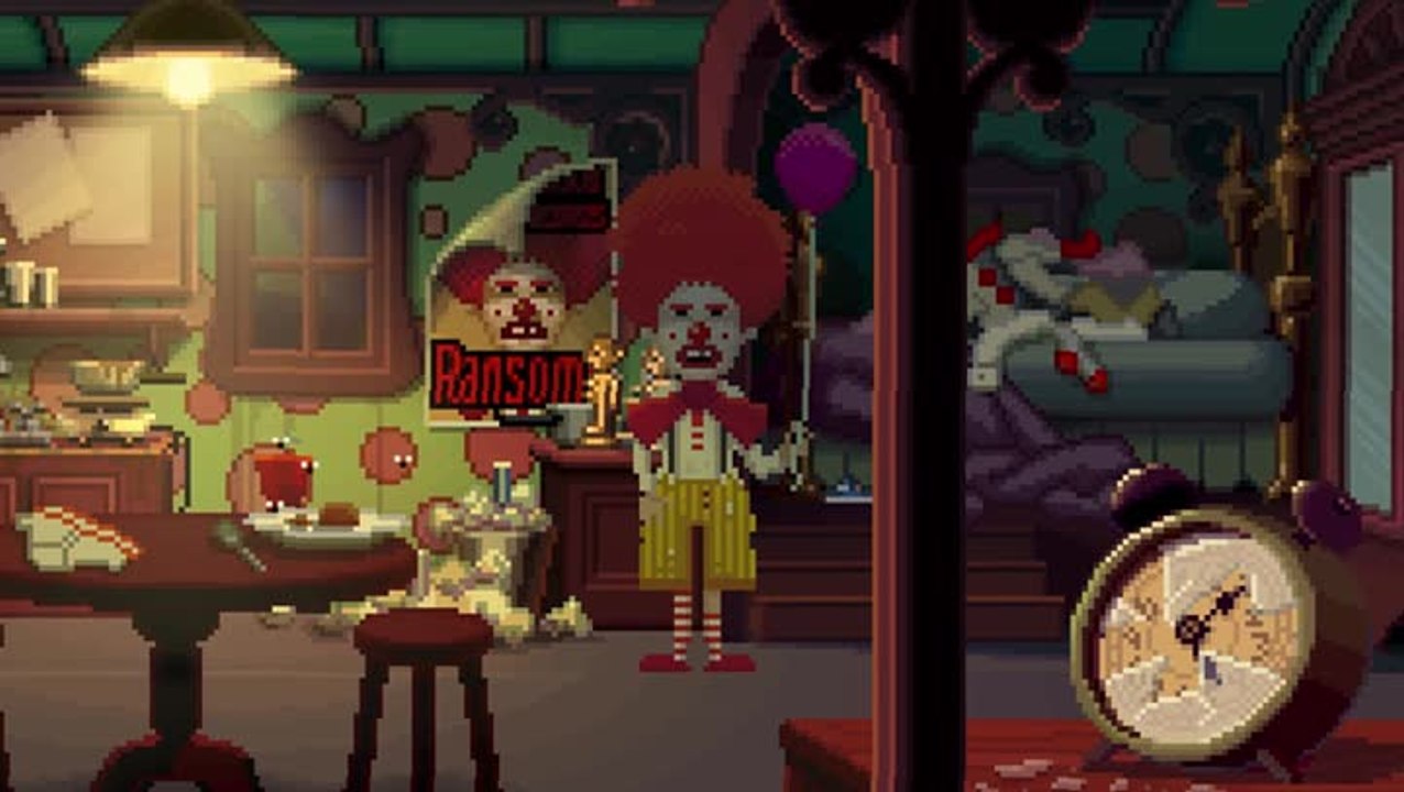 Thimbleweed Park Ransome le clown nous dit le fond de sa pensée
