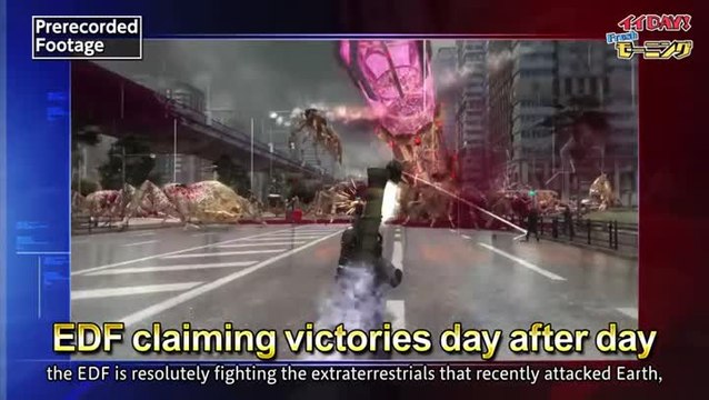 EARTH DEFENSE FORCE 5 3rd PVA close-up look at the EDF base