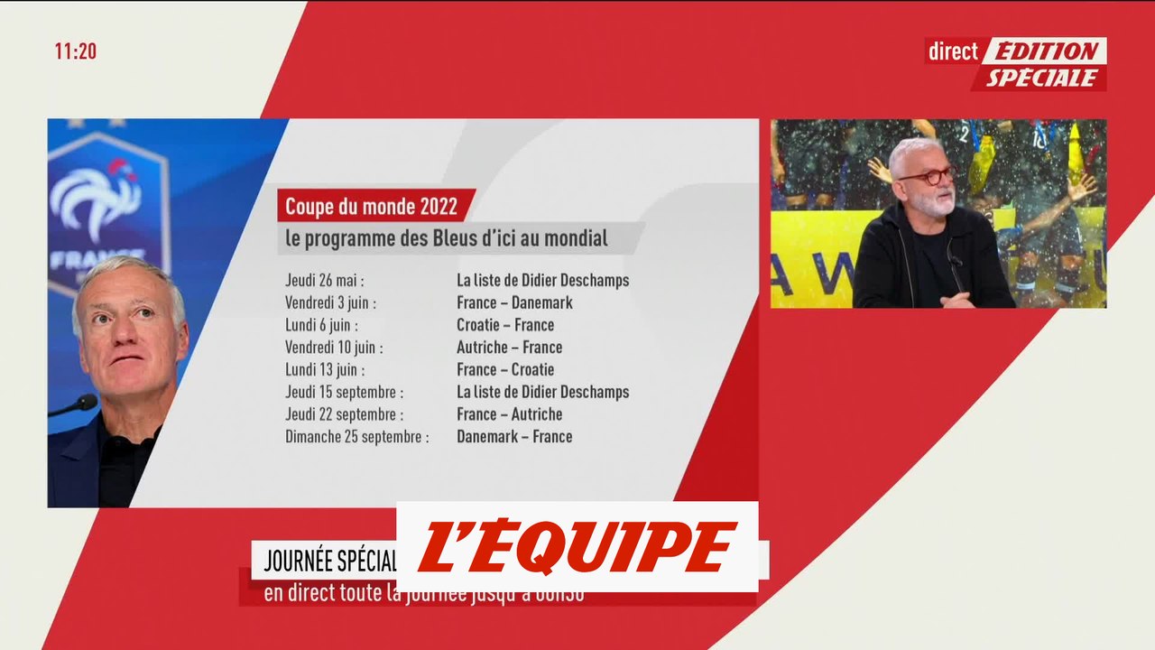 Le calendrier des Bleus avant la Coupe du monde - Foot - Bleus