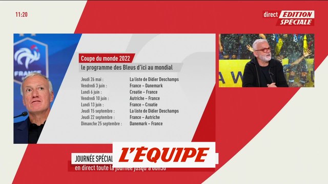 Le calendrier des Bleus avant la Coupe du monde - Foot - Bleus