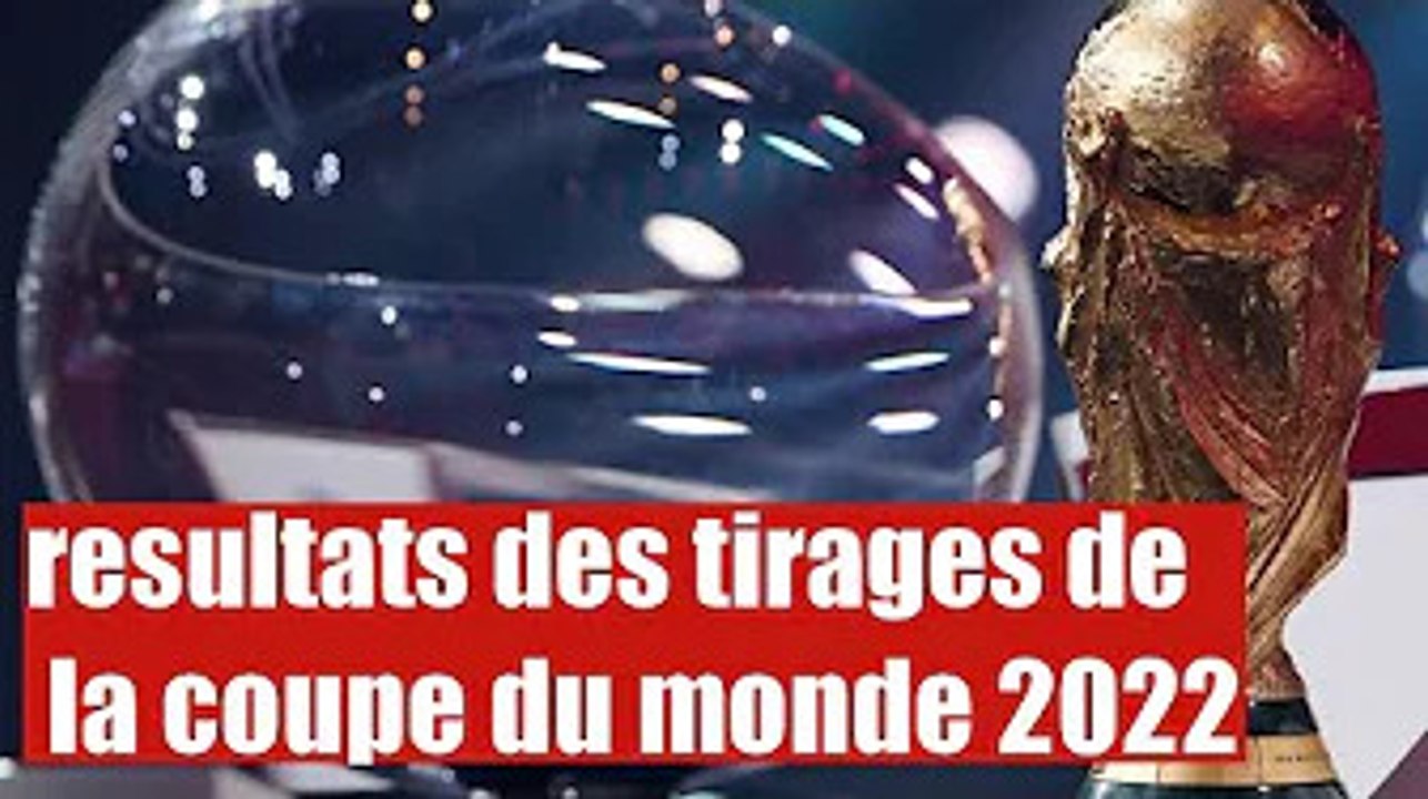 Tirage au sort de la Coupe du monde 2022 : voici les resultats