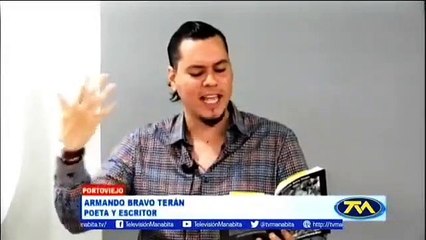 Entrevista al Escritor Armando Bravo Terán en Televisión Manabita (Canal 30)