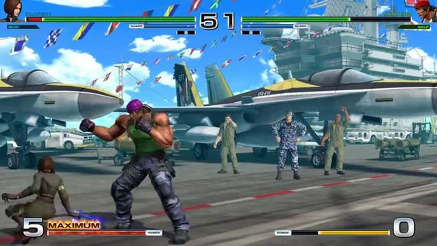 The King of Fighters XIV Whip Vs Ralf Gameplay