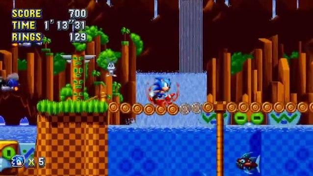 Sonic Mania - Gameplay Green Hill Zone