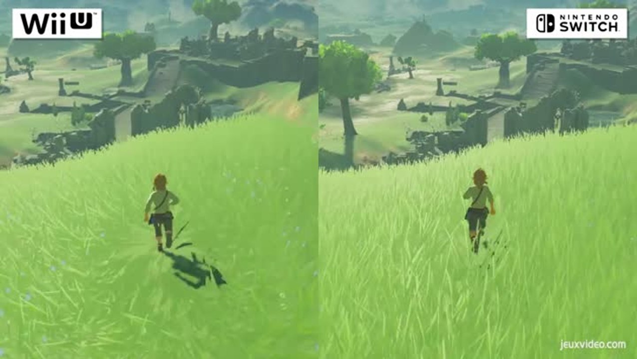 Versus The Legend of Zelda : Breath of the Wild - Le comparatif des versions Switch et Wii U