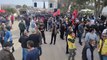 KKTC'de hayatı durduran 'yoksullaşmaya hayır' eylemi: Başbakanlık önünde toplandılar