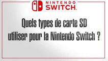 Nintendo Switch : Quels types de carte SD peut-on utiliser ?