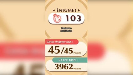 Solution de l'Enigme 103 de L'aventure Layton